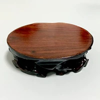 Резная основа из цельного дерева длиной 11 см (черная и красная)