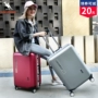 Trường hợp xe đẩy Kangaroo 24 inch Nữ Bánh xe phổ biến Mật khẩu Khung nhôm Hành lý Nam 26 inch Trường hợp lên máy bay vali chính hãng