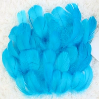 Макаронные перья (синий) 50 корней