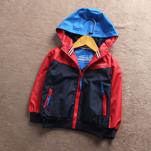 Демисезонная куртка с капюшоном с молнией, детская одежда
