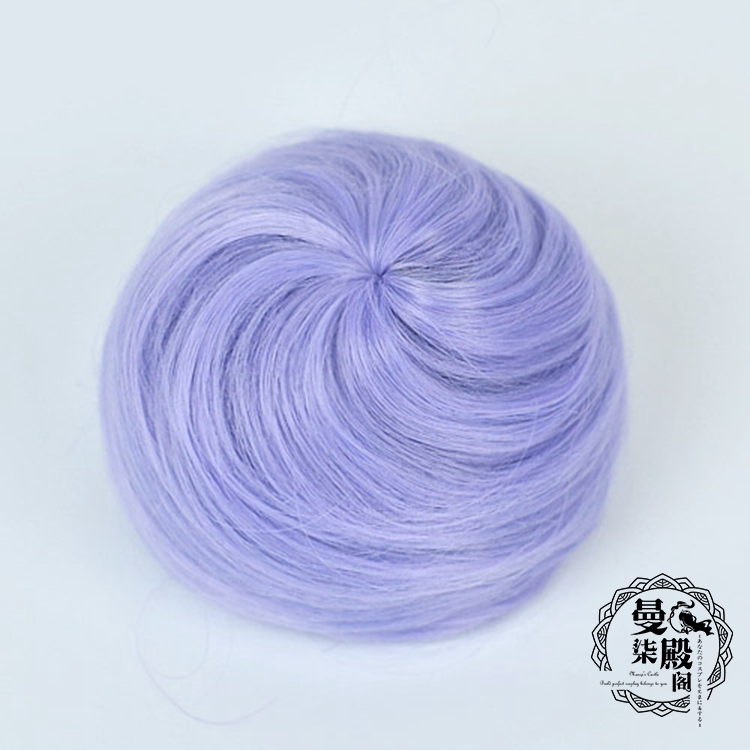 W【 goods in stock 】 Chinese style Meatball head Wigs parts Updo Bud head Meatballs 24 colour COS Contract out