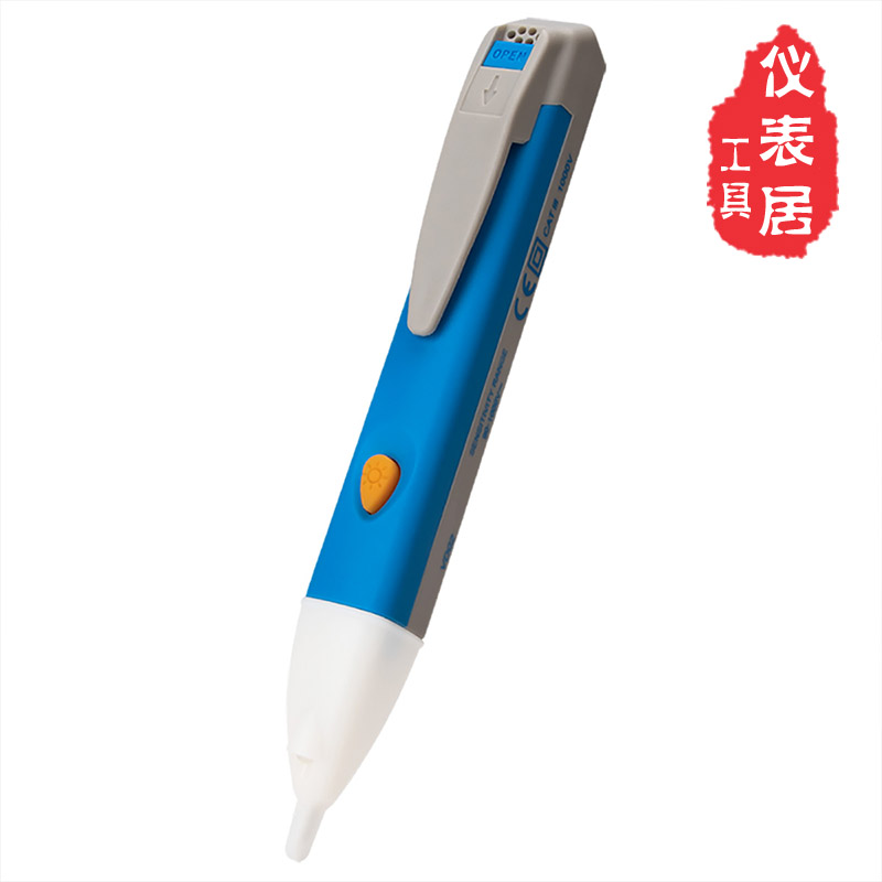 Blue White (Bulk, Without Battery)security Non contact type electroscope Induction Electric measuring pen 1AC-DVD02 acousto-optic call the police voltalert