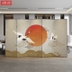 Màn hình phong cách Trung Quốc tùy chỉnh 
            bằng gỗ nguyên khối có màn hình gấp vách ngăn phòng khách văn phòng hiện đại phòng trà lối vào đơn giản chặn hiên nhà di động vách ngăn giá rẻ