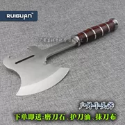 Công cụ lĩnh vực lưỡi kiếm tự vệ đa chức năng Tomahawk Đức mini núi lưỡi dao dài phần thép sinh tồn rèn lửa - Công cụ Knift / công cụ đa mục đích