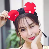 Phim hoạt hình cô gái Nhật Bản ngọt ngào dễ thương mũ bơi sinh viên dây rút có thể điều chỉnh nữ tăng trưởng tóc áo tắm mùa xuân nóng mũ bơi - Mũ bơi nón bơi