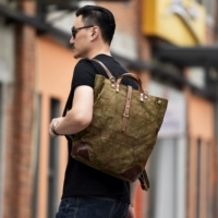 Ретро рюкзак, тканевая трендовая сумка для путешествий для отдыха, в американском стиле
