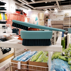 Щетка для мытья посуды 温馨宜家ikea佩普里格硬毛刷2件套家用浴室清洁刷毛刷细节刷包邮