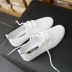 Giày thoáng khí mùa hè nhỏ màu trắng nữ 2019 hè mới hoang dã phiên bản Hàn Quốc của giày vải rỗng nữ giày trắng đế bằng - Plimsolls giầy dép Plimsolls