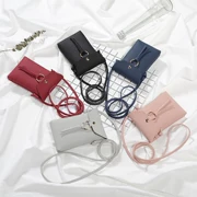 Túi đựng điện thoại di động nữ 2017 mới mini bag Điện thoại di động Hàn Quốc ví đeo chéo túi đeo vai thủy triều