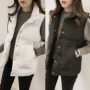 Giải phóng mặt bằng mùa đông sinh viên nhồi bông cộng với phân bón XL phiên bản Hàn Quốc của chất béo mm ngắn đoạn nữ hoang dã áo khoác dày nữ áo công sở nữ