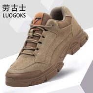 giày mũi sắt Giày bảo hiểm lao động nam mũi thép mũi giày công sở da thật chống đập thủng đế mềm phù hợp thi công thợ điện công trường nhà kho thường ngày giày bảo hộ siêu nhẹ chống nước giày bảo hộ công nhân