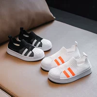 Детская летняя белая обувь, дышащие белые носки для мальчиков, коллекция 2021