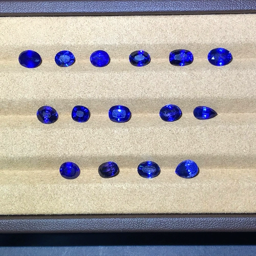 Натуральный королевский сапфировый драгоценный камень, кольцо, подвеска, серьги, инкрустация камня, ювелирное украшение, 18 карат, сделано на заказ