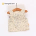 Tong Tai Chun Qiu bé vest mùa đôi vải cotton một phần vest hở vai nam và nữ vest bé vest vest bé - Áo ghi lê Áo ghi lê