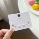 Розовый комплект, 3 предмета, серебро 925 пробы