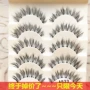 Yi Wing làm bằng tay tinh khiết của Đài Loan Lông mi giả Nhật Bản chéo đuôi mắt dày dài trước thân dài trong suốt 5 cặp các loại mi giả tự nhiên
