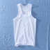 Mùa hè vest nam cotton thanh niên Slim-loại thể thao áo trắng rào cản đáy từ breathable không tay vest áo ba lỗ tanktop nam Áo vest cotton