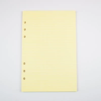 A5 Горизонтальная линия-желтая (40 листов 80 страниц)
