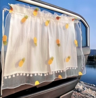 Двойная занавеска с сеткой ананасовой вышивки (одиночная пара пары)