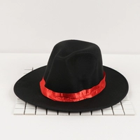 Три куски красных шляп бесплатно доставка красная граница шляпа