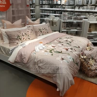 Ikea, bally, пододеяльник, хлопковая плетеная наволочка