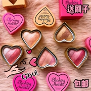 Anh Makeup Revolution Unicorn Eyeshadow Rainbow Heart Shape Blush Ba màu nổi bật Rouge