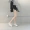 Hồng Kông- phong cách retro nhẹ nhàng Hàn Quốc sang trọng nhà tập thể dục kỳ nghỉ quần hem cạnh màu giản dị bông thể thao quần short quần sooc nhung