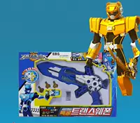 Hàn quốc Mini Đại Lý Đội Đồ Chơi Trẻ Em Mạnh Nhất Chiến Binh Búp Bê Búp Bê Vũ Khí Transformers Robot Tại Chỗ đồ chơi siêu nhân