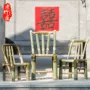 Ghế tre lưng ghế nhà mây ghế đơn Trung Quốc dệt tre đồ nội thất ghế người lớn retro phân cũ - Đồ nội thất thiết kế ghế dựa