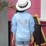 Quần áo chống nắng cho trẻ em Quần áo chống nắng cho phụ nữ thời trang mùa hè mới Phiên bản Hàn Quốc của áo thêu ngoài trời chống nắng UV quần áo - Quần áo ngoài trời cho trẻ em thời trang bé gái
