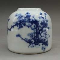 Сине-белый фарфоровый антикварный гидролат, антикварное украшение