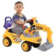 Máy xúc siêu lớn Cậu bé lớn có thể ngồi có thể cưỡi bé điều khiển từ xa đồ chơi xe máy điện trẻ em