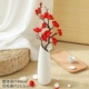 Xiooli meimei red+landscape маленькая ваза