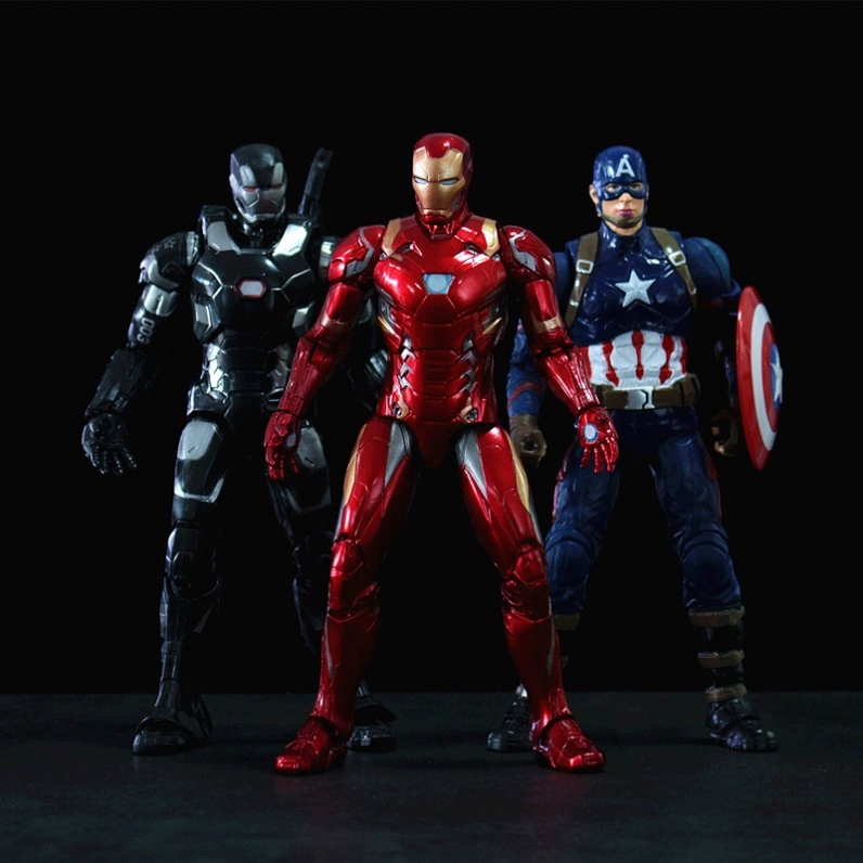 Zhongdong Chính hãng Marvel Avengers 4 Gears of War Hình Đồ chơi Người nhện Trang trí Búp bê Nam 3 - Khác