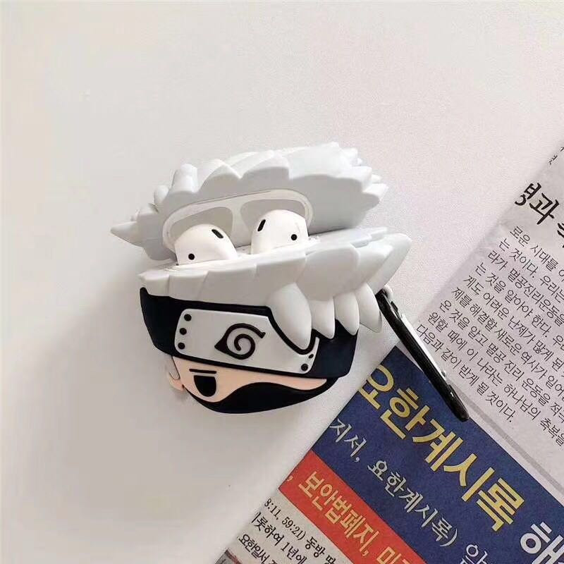 Airpods 1 / 2 & Kakasi Send Hookcomic Naruto airpods2 smart cover Naruto apply Apple wireless Bluetooth Earphone case pro3 silica gel