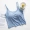 Modal với bra cup một bài tập yoga nửa dưới lộ ra eo rốn rốn ngắn dây đeo vest nữ - Áo vest