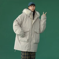 Зимняя куртка, короткий пуховик для школьников, 2020, увеличенная толщина, в корейском стиле