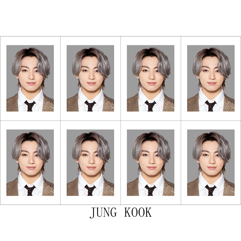 JUNG&KOOKBulletproof Youth League FESTA8THANNIVERSARY8  periphery Same One inch ID Photo