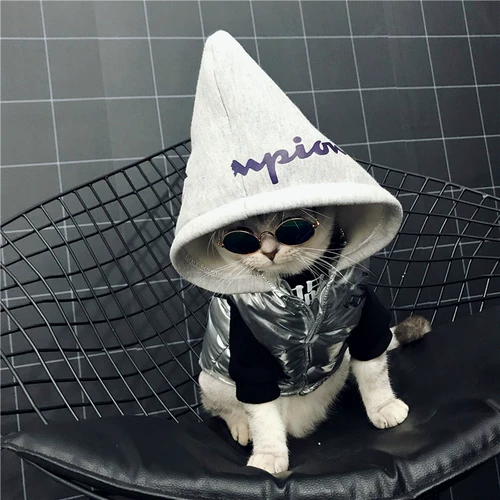 Кошачья одежда осень и зимняя одежда для кошки теплую собаку