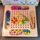 Trẻ em 3-6 tuổi Early Learning hạt đũa clip clip bé learning toys, tay và mắt phối hợp tập luyện trò chơi nắm