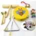 Orff gói đồ chơi bộ gõ kết hợp càng sớm càng giảng dạy trợ trống bé nhịp và đồ chơi âm nhạc tambourine trẻ em món quà Đồ chơi bằng gỗ