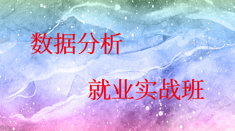 数据分析·就业实战班