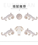 Nội thất châu Âu thạch cao hoa trang trí ngưỡng men đá nhựa nền tường hoa Dongyang sàn trống giả gỗ chạm khắc - Nhà cung cấp đồ nội thất