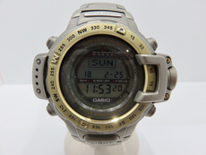 Часы casio pro trek titanium prt-4000登山怪售