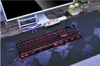 Viper K4 Single Keyboard Black Three -Color Light Eding