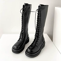 Martens, черные высокие сапоги, 17 года