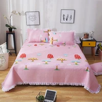 . Bộ đồ trải giường bằng vải cotton ba mảnh đặt bộ đồ giường châu Âu mở rộng váy ngủ Bộ đồ lót bốn mảnh - Trải giường ga trải giường thắng lợi