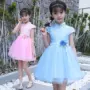 Quần áo trẻ em mùa hè 2019 cho bé gái kiểu váy sườn xám kiểu Trung Quốc Váy phù hợp với váy thêu váy khác - Khác quần áo trẻ sơ sinh