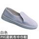 Jinyou giày chống tĩnh điện PU mềm đáy xanh trắng giày làm việc chống bụi giày dép vải vải trung khăn bốn lỗ giày không bụi