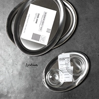 Xioxi пригородная из нержавеющая сталь Ins European и American Coffee Shop Oval Discard Cake Disc